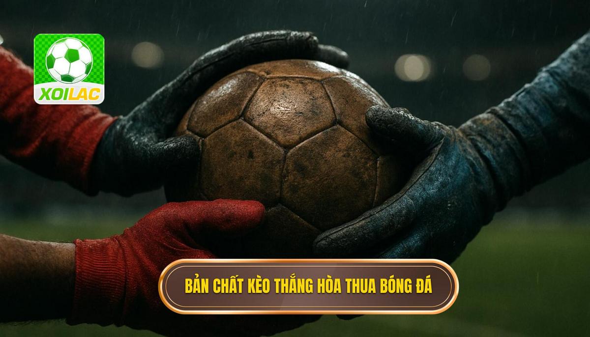 Bản chất thực sự của kèo thắng hòa thua trong cá độ bóng đá