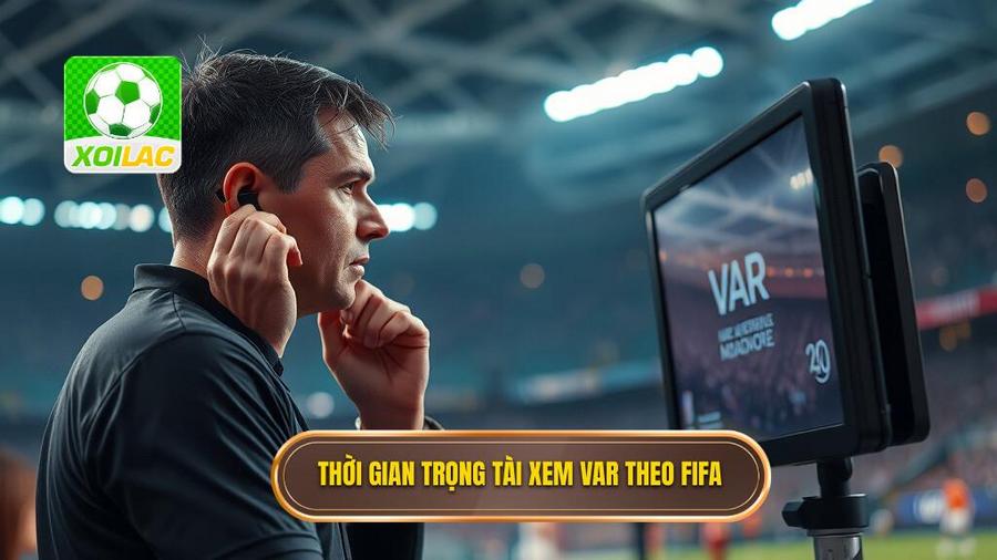 1. Thời gian trọng tài xem VAR theo FIFA
