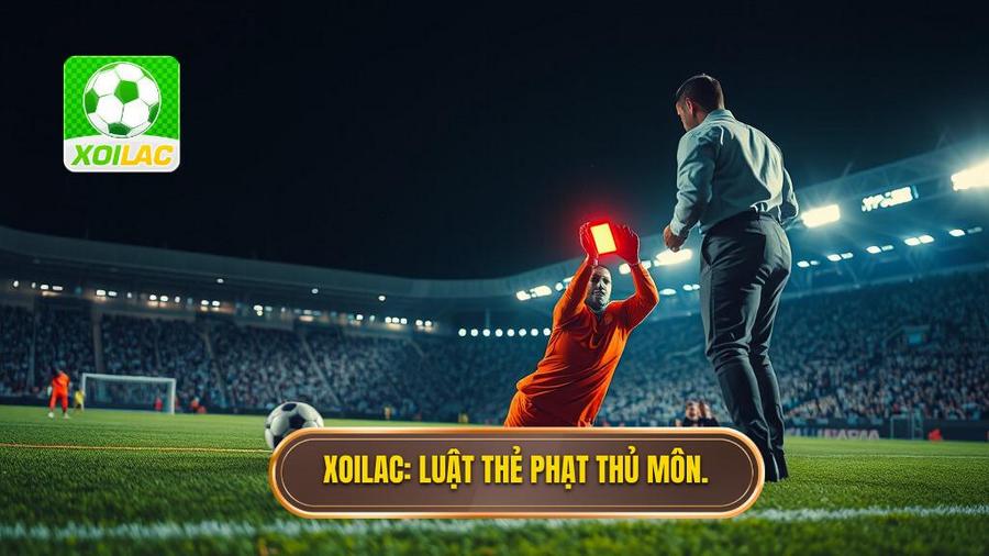XOILAC_ Luật thẻ phạt thủ môn.