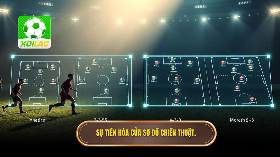 2. Sự tiến hóa của sơ đồ chiến thuật.