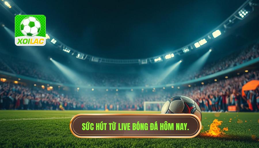 Sức hút từ live bóng đá hôm nay