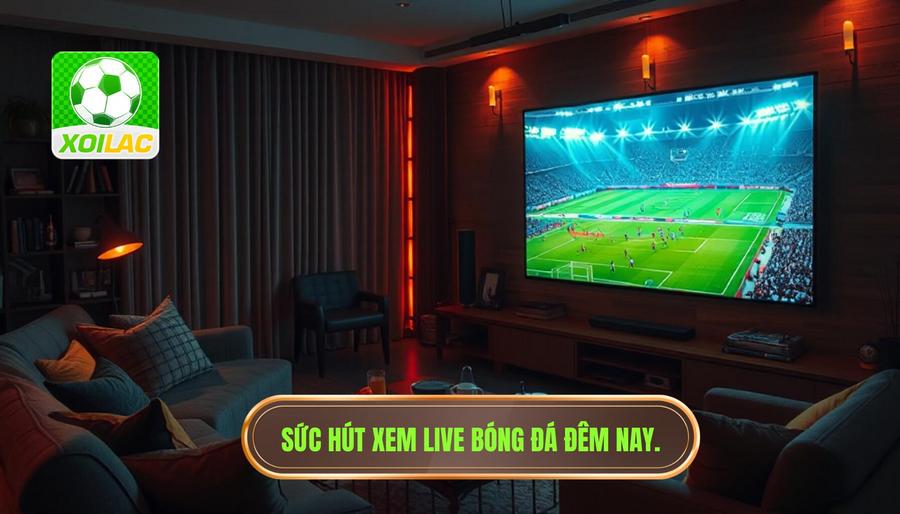 Sức hút xem live bóng đá đêm nay